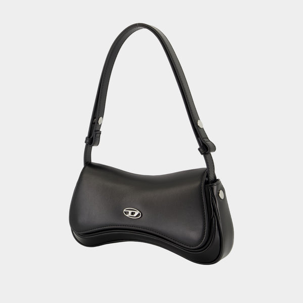 Pochette Play - DIESEL - Cuir - Noir