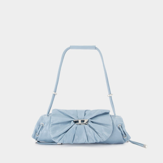 Sac Porté Épaule Scrunch D Small - DIESEL - Cuir - Bleu