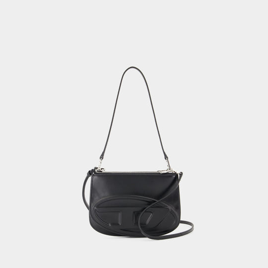 Sac Porté Épaule 1DR Twin - DIESEL - Cuir - Noir