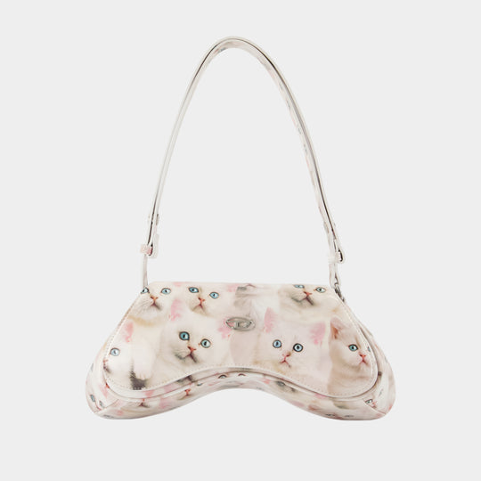 Sac Porté Épaule Play - DIESEL - Synthétique - Blanc