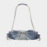 Sac Porté Épaule Scrunch-D Small - DIESEL - Coton - Bleu
