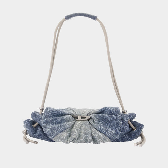 Sac Porté Épaule Scrunch-D Small - DIESEL - Coton - Bleu