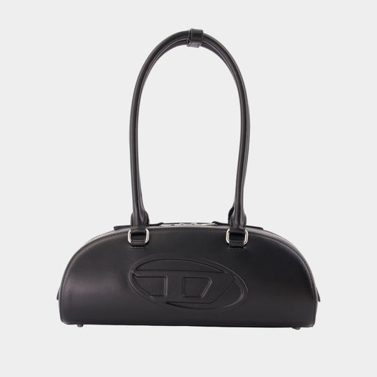 Sac Porté Épaule 1DR Dome - DIESEL - Cuir - Noir