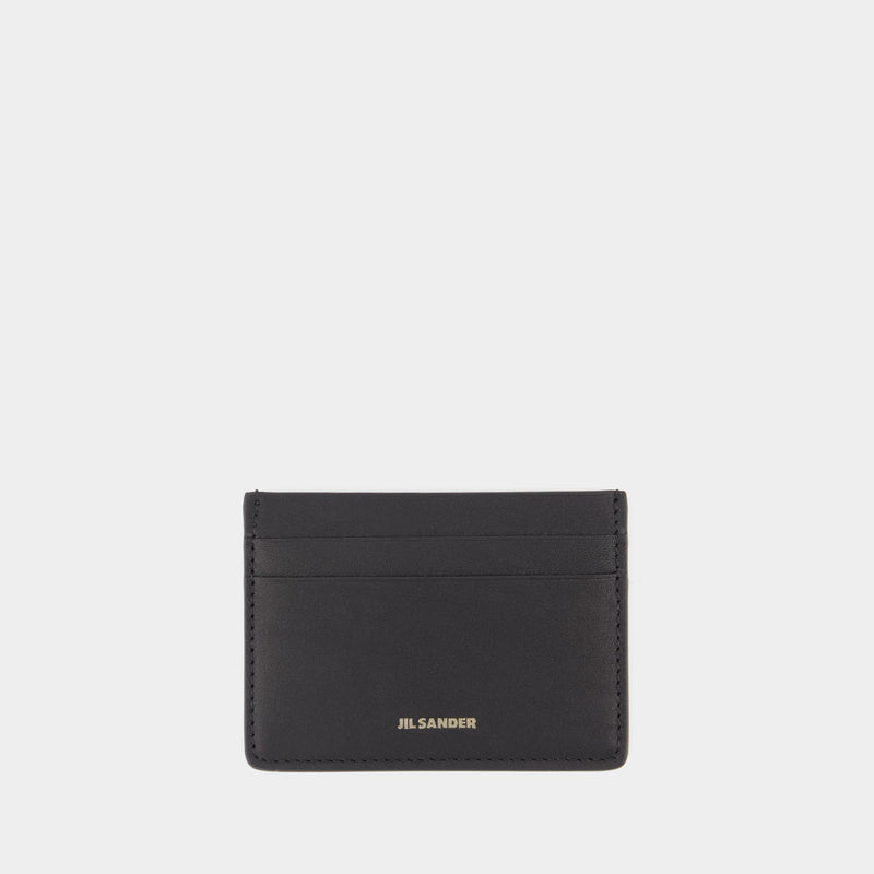 Porte-Carte - Jil Sander - Cuir - Noir