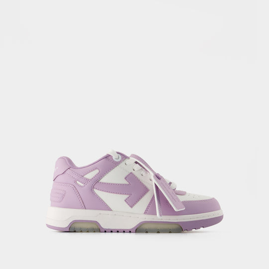 Sneakers Out Of Office - OFF WHITE - Cuir - Violet