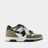 Sneakers Out Of Office - OFF WHITE - Cuir - Kaki