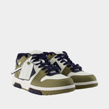 Sneakers Out Of Office - OFF WHITE - Cuir - Kaki