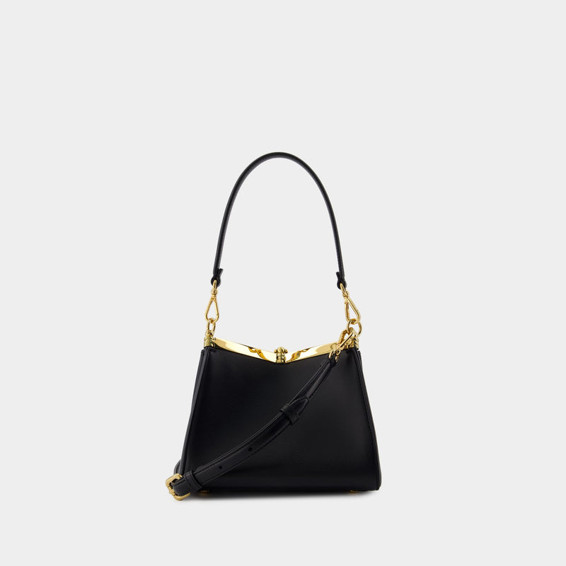 Sac Porté Épaule Vela Small - Etro - Cuir - Noir