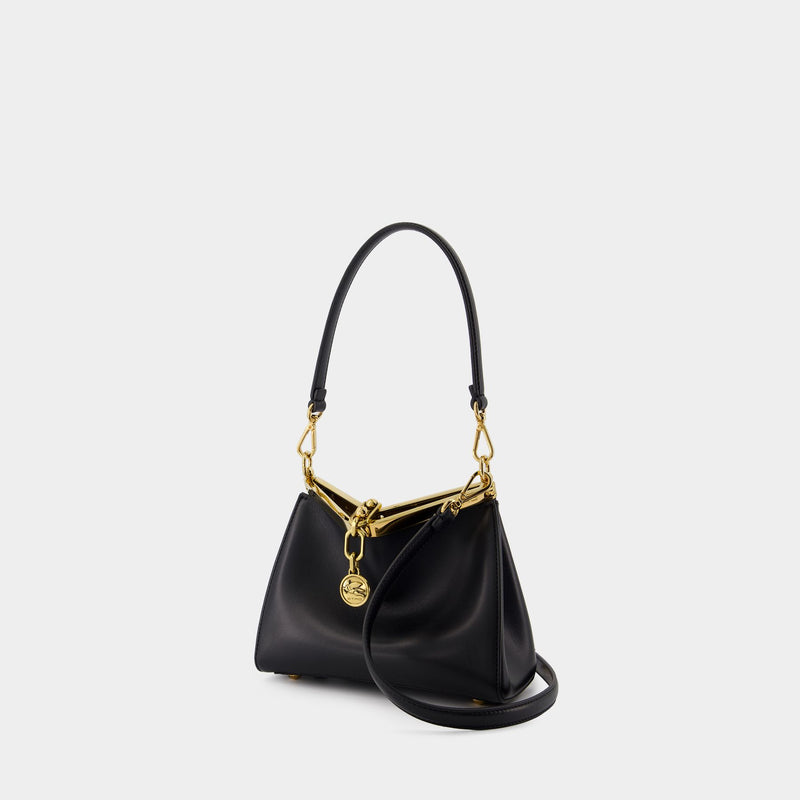 Sac Porté Épaule Vela Small - Etro - Cuir - Noir