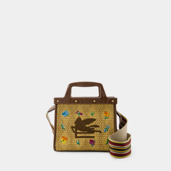 Sac À Main Love Trotter - Etro - Cuir - Marron