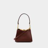 Sac Porté Épaule Vela Small - Etro - Cuir - Marron