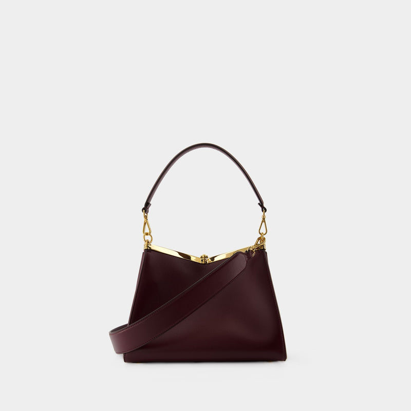 Sac Porté Épaule Vela Medium - Etro - Cuir - Rouge