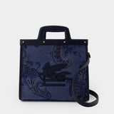 Cabas Love Trotter - Etro - Coton - Bleu