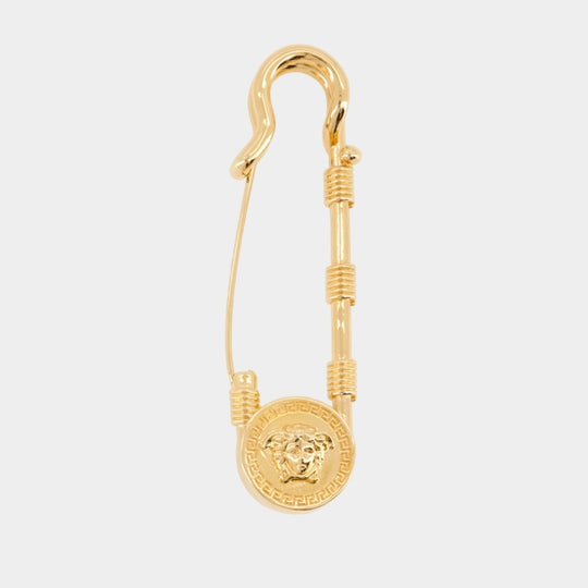 Broche - Versace - Métal - Doré