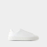 Sneakers - Versace - Cuir - Blanc