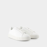 Sneakers - Versace - Cuir - Blanc