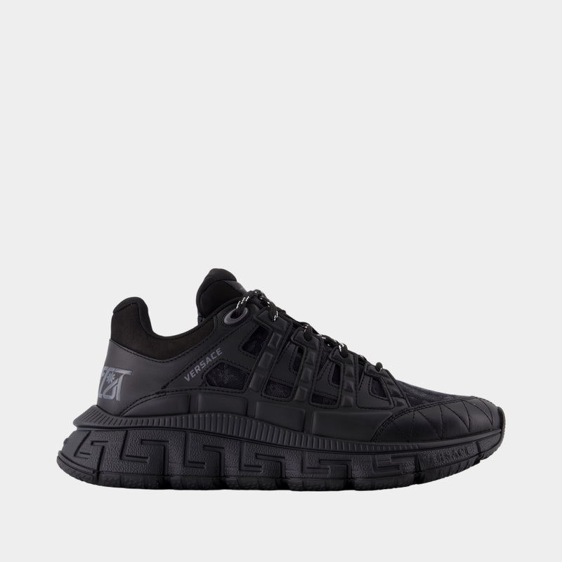 Sneakers - Versace - Cuir - Noir