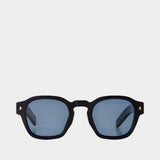 Lunettes De Soleil 0pr A16s - Prada - Acétate - Noir
