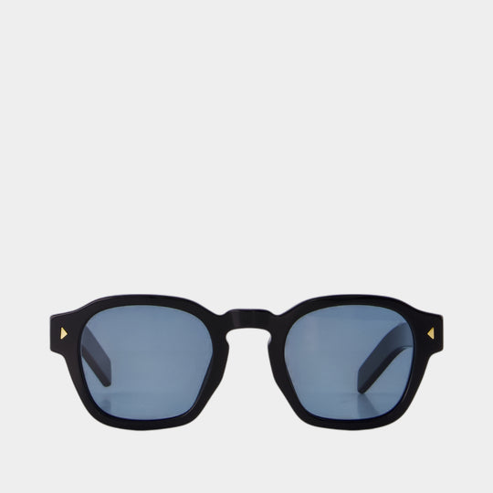 Lunettes De Soleil 0pr A16s - Prada - Acétate - Noir
