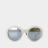 Lunettes De Soleil Futuro - Moncler - Acétate - Blanc