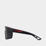 Lunettes De Soleil 0ps A03s - Prada - Acétate - Noir
