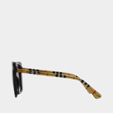 Lunettes De Soleil 0be4456 - Burberry - Acétate - Noir
