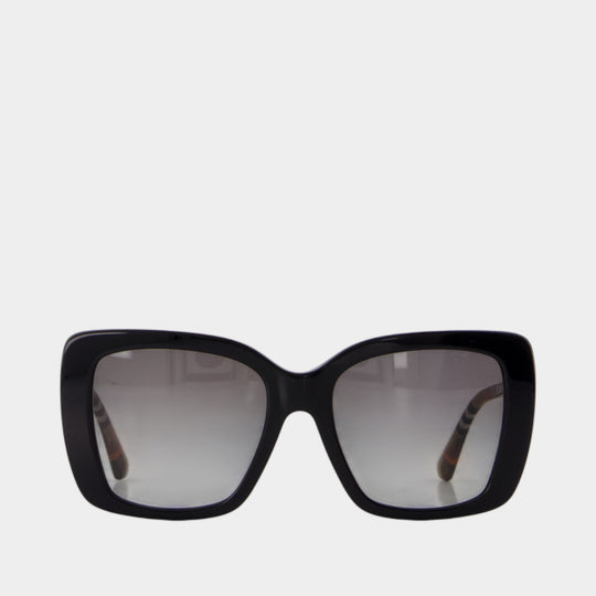 Lunettes De Soleil 0be4456 - Burberry - Acétate - Noir