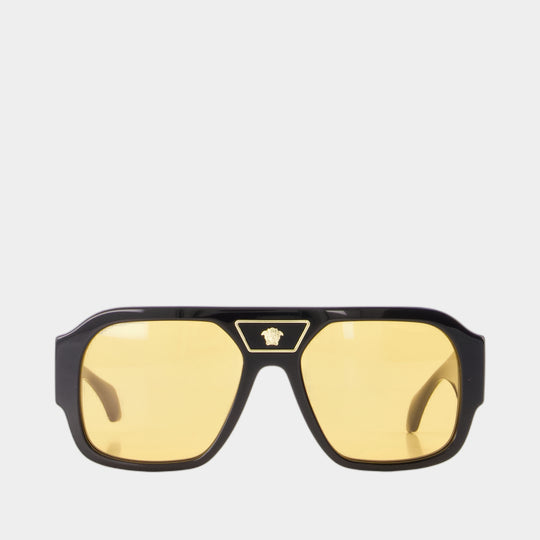 Lunettes De Soleil 0ve4508u - Versace - Acétate - Noir