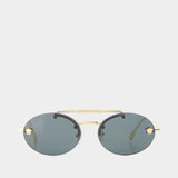Lunettes De Soleil 0ve2295 - Versace - Acétate - Doré
