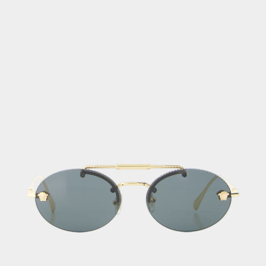 Lunettes De Soleil 0ve2295 - Versace - Acétate - Doré