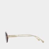 Lunettes De Soleil 0ve2295 - Versace - Acétate - Doré