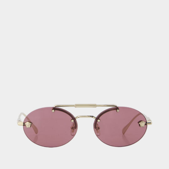 Lunettes De Soleil 0ve2295 - Versace - Acétate - Doré
