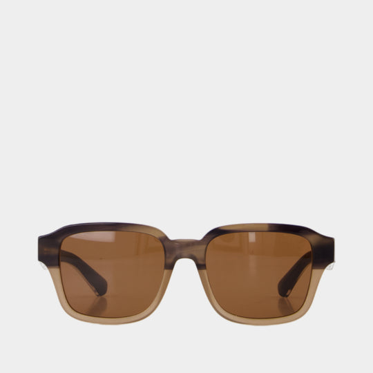 Lunettes De Soleil 0be4484 - Burberry - Acétate - Marron