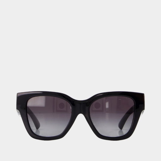 Lunettes De Soleil 0be4489u - Burberry - Acétate - Noir