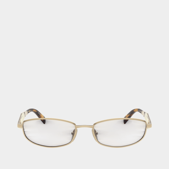 Lunettes De Soleil 0pr D51s - Prada - Acétate - Doré