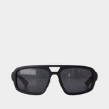 Lunettes De Soleil 0ps B11su - Prada - Acétate - Noir