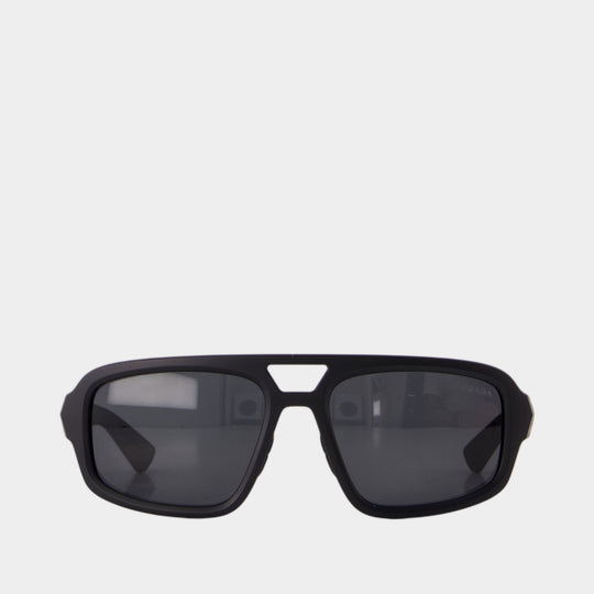 Lunettes De Soleil 0ps B11su - Prada - Acétate - Noir