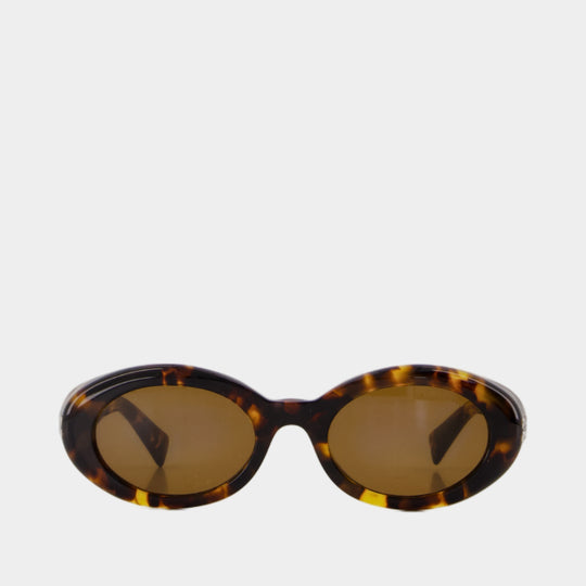 Lunettes De Soleil 0mu B09s - Miu Miu - Acétate - Marron