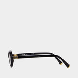 Lunettes De Soleil 0mu B10su - Miu Miu - Acétate - Marron