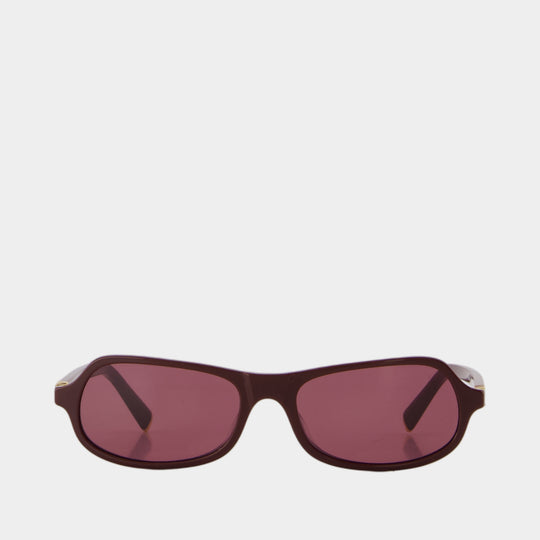 Lunettes De Soleil 0mu B10su - Miu Miu - Acétate - Bordeaux