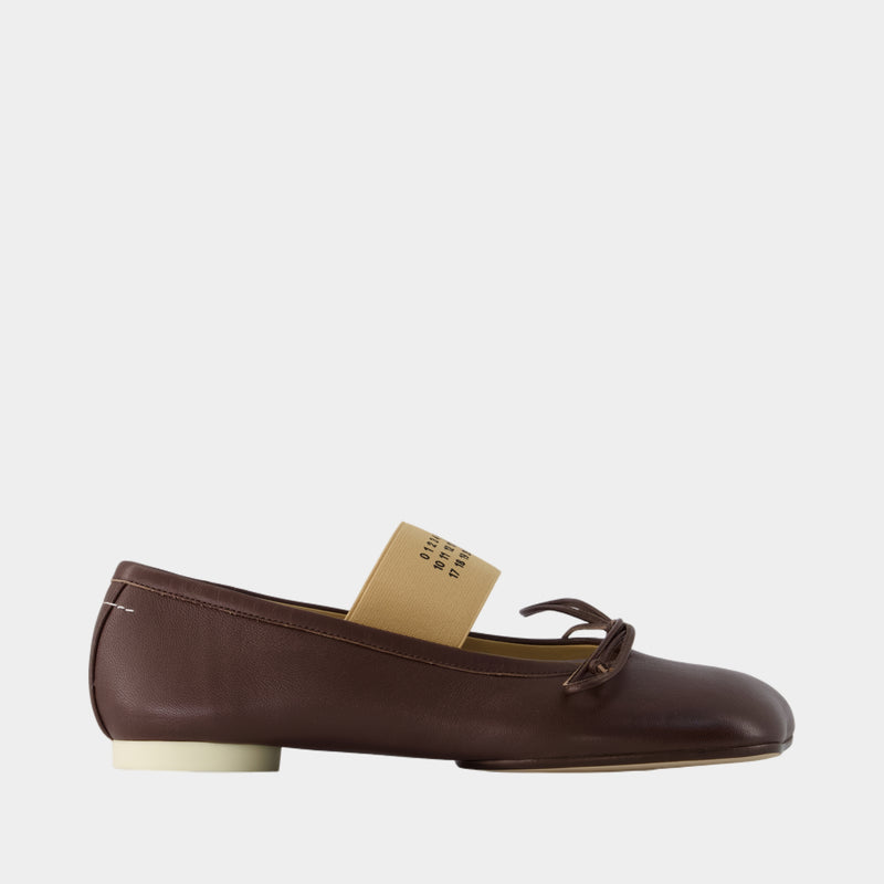 Ballerines - MM6 Maison Margiela - Cuir - Marron