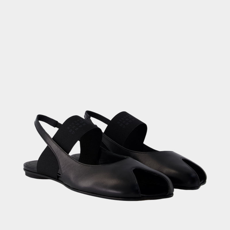 Sandales - MM6 Maison Margiela - Cuir - Noir