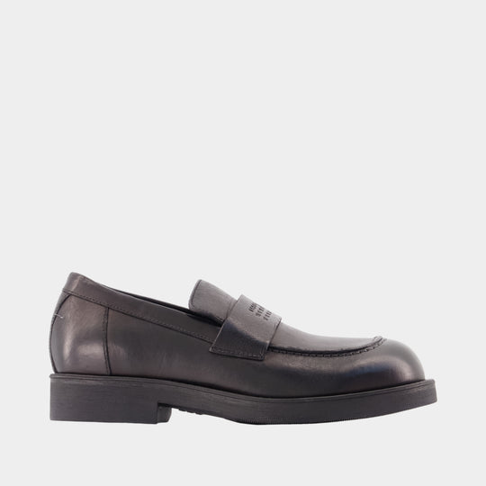 Mocassins - MM6 Maison Margiela - Cuir - Noir
