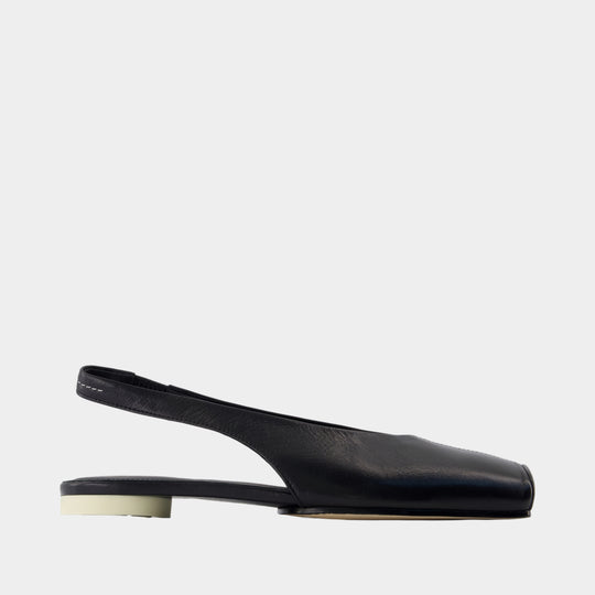 Sandales - MM6 Maison Margiela - Cuir - Noir