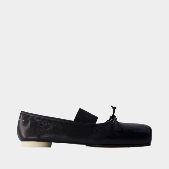 Ballerines - MM6 Maison Margiela - Cuir - Noir