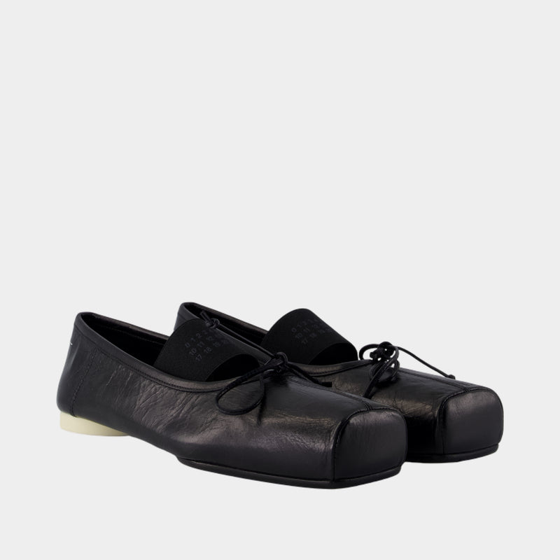 Ballerines - MM6 Maison Margiela - Cuir - Noir