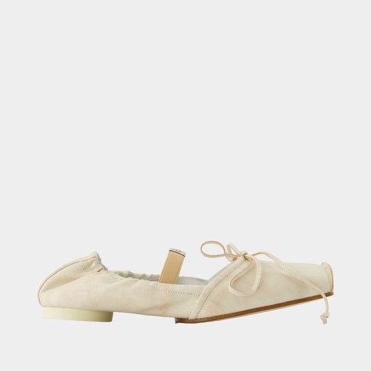 Ballerines - MM6 Maison Margiela - Cuir - Beige