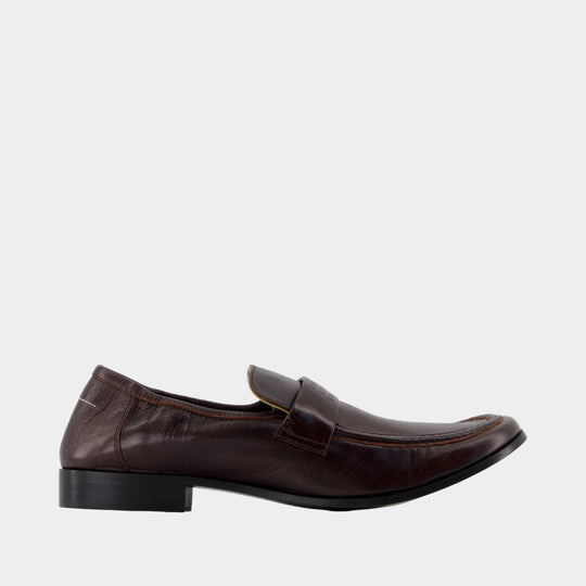 Mocassins - MM6 Maison Margiela - Cuir - Marron