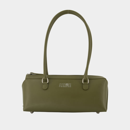 Sac Porté Épaule New Bauletto J Medium - MM6 Maison Margiela - Cuir - Vert