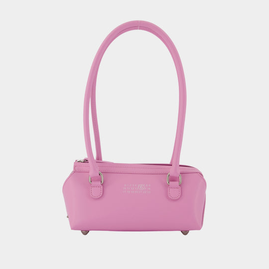 Sac Porté Épaule New Bauletto J Mini - MM6 Maison Margiela - Cuir - Rose